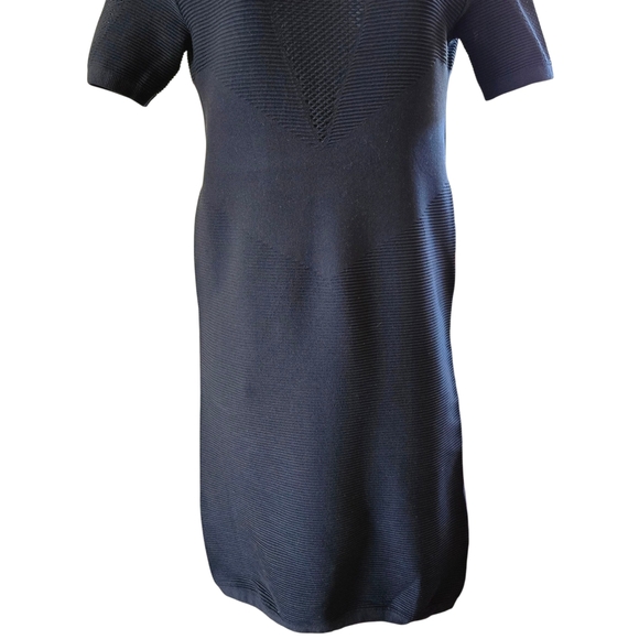 Theory Midnight Black Mini Dress - Picture 4 of 12